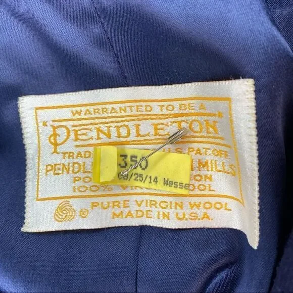 Pendleton Wool Pea Coat Navy size 10 - Picture 5 of 14